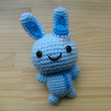 M E Blue bunny